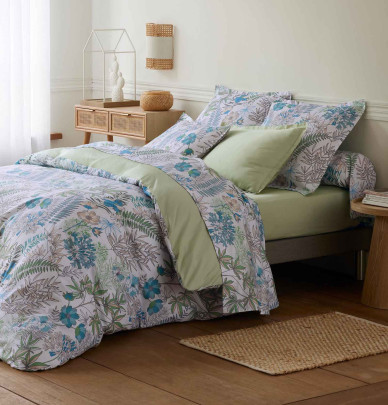 Drap satin Anaïs lagon Tradilinge