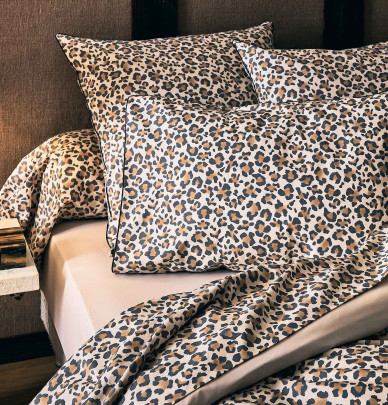 Drap-housse percale beige Tradilinge