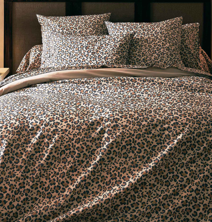 Taie d'oreiller percale Fauve beige Tradilinge - Blancollection