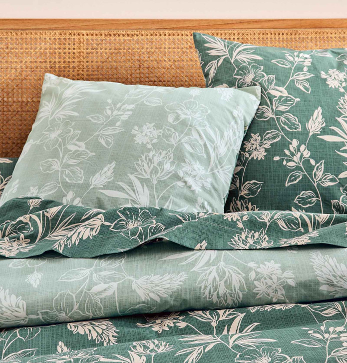 Drap housse percale beige Tradilinge - Blancollection
