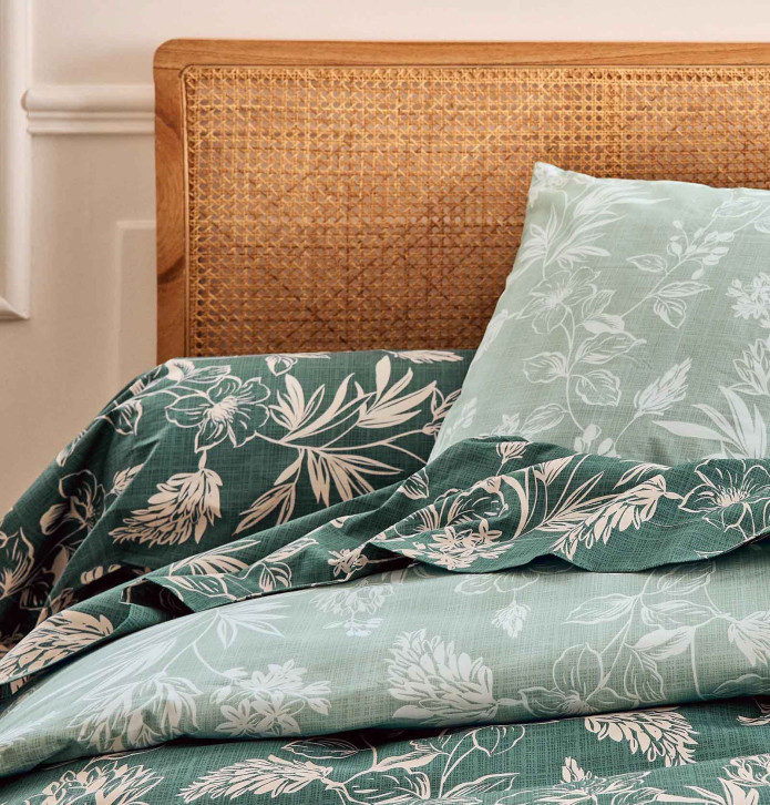 Drap housse percale beige Tradilinge - Blancollection