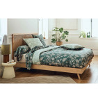 Drap housse percale beige Tradilinge - Blancollection