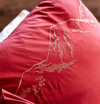Taie d'oreiller percale Grandeur Nature Sylvie Thiriez