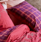 Parure de lit percale Grandeur Nature Sylvie Thiriez - Blancollection