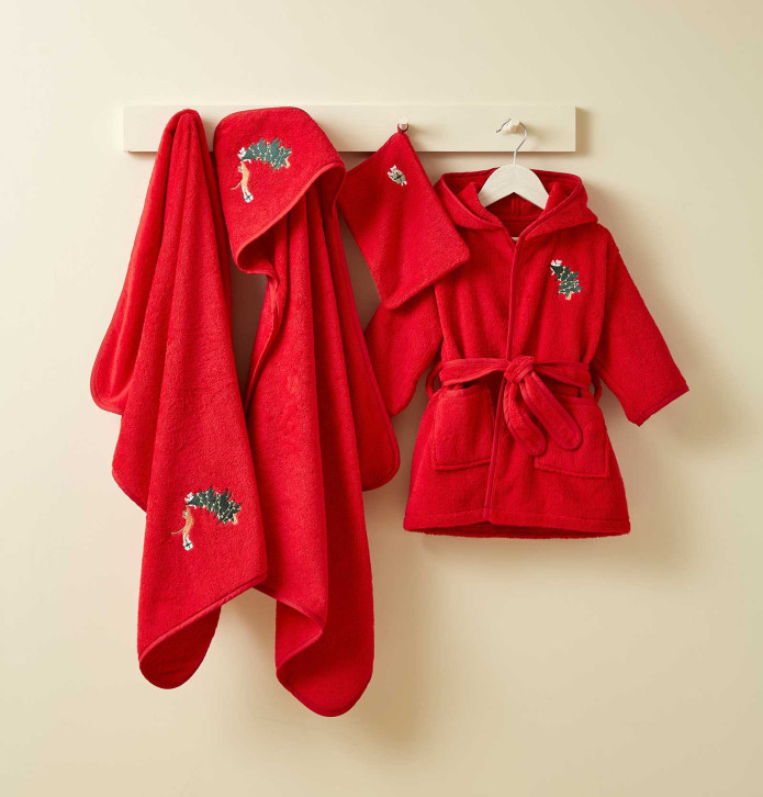 Peignoir enfant Les Bêtises Sylvie Thiriez - Blancollection