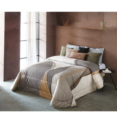 Couvre-lit matelassé Alma gris Antilo