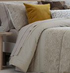 Couvre-lit matelassé Bel beige Antilo - Blancollection