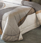 Couvre-lit matelassé Alma gris Antilo - Blancollection