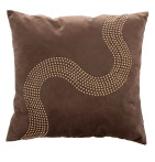 Housse coussin Clara marron Antilo
