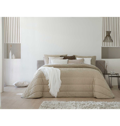 Couvre-lit matelassé Adara camel Antilo