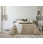 Couvre-lit matelassé Adara camel Antilo - Blancollection