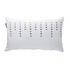 Housse coussin Vanessa blanc Antilo
