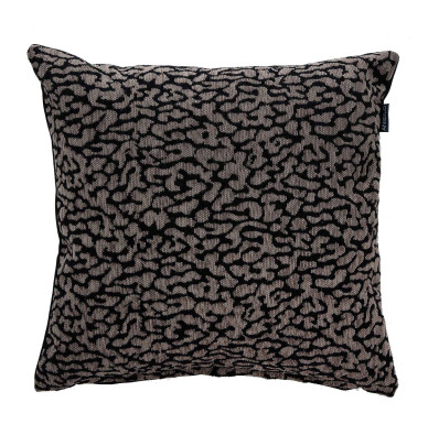 Housse coussin Saga taupe Antilo