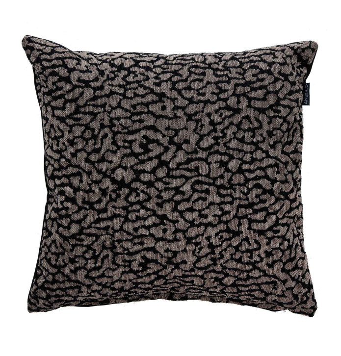 Housse coussin Saga taupe Antilo