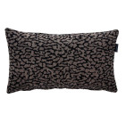 Housse coussin Saga taupe Antilo - Blancollection