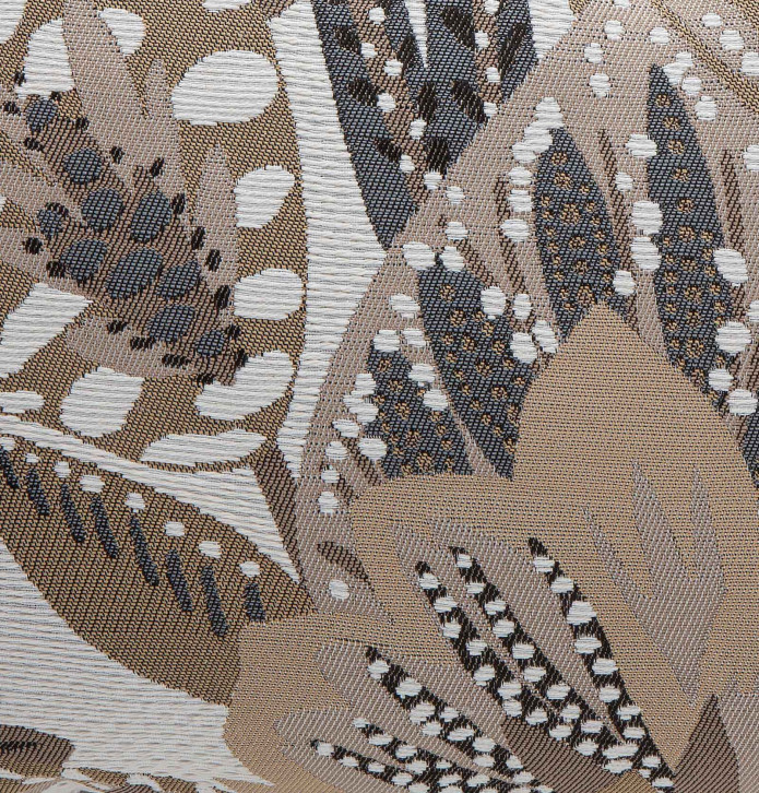 Housse coussin Amer moutarde Antilo - Blancollection