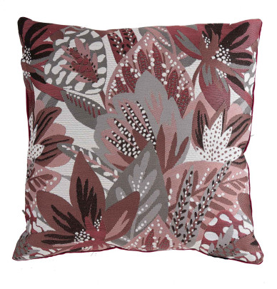 Housse coussin Amer bordeaux Antilo
