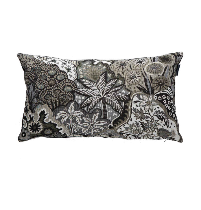 Housse coussin Borneo gris Antilo - Blancollection