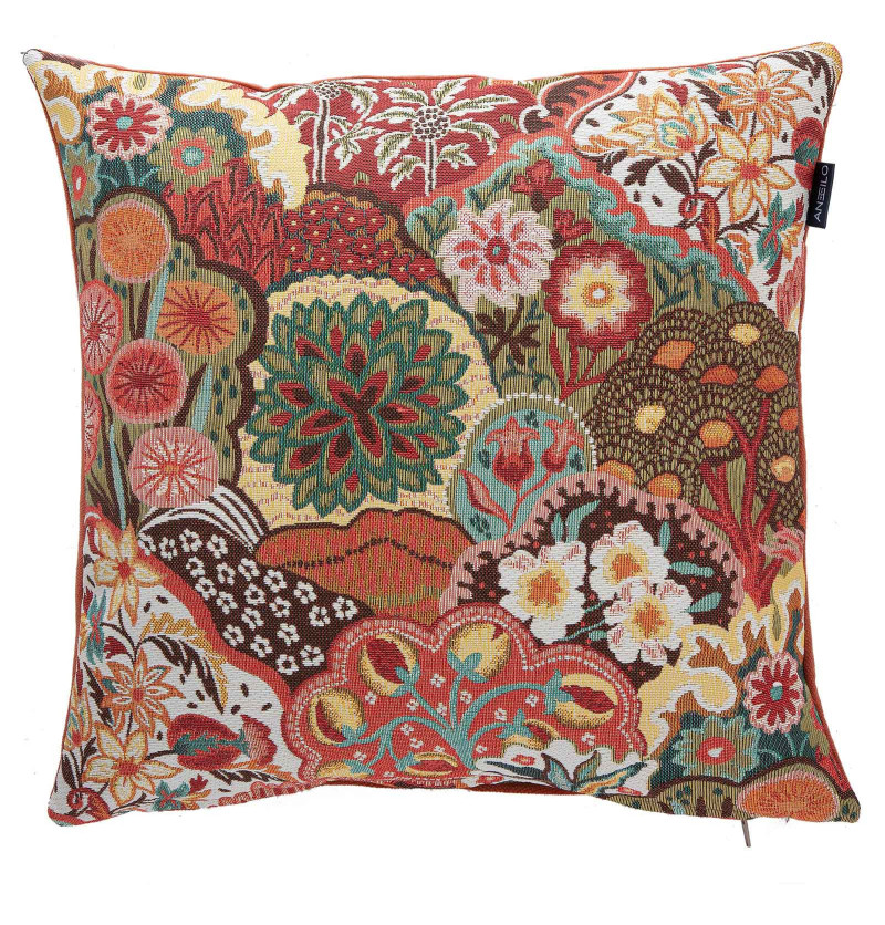 Housse coussins Borneo brique Antilo
