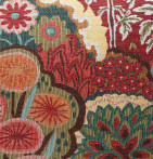 Housse coussin Borneo brique Antilo - Blancollection