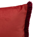 Housse coussin Aflek rouge Antilo - Blancollection