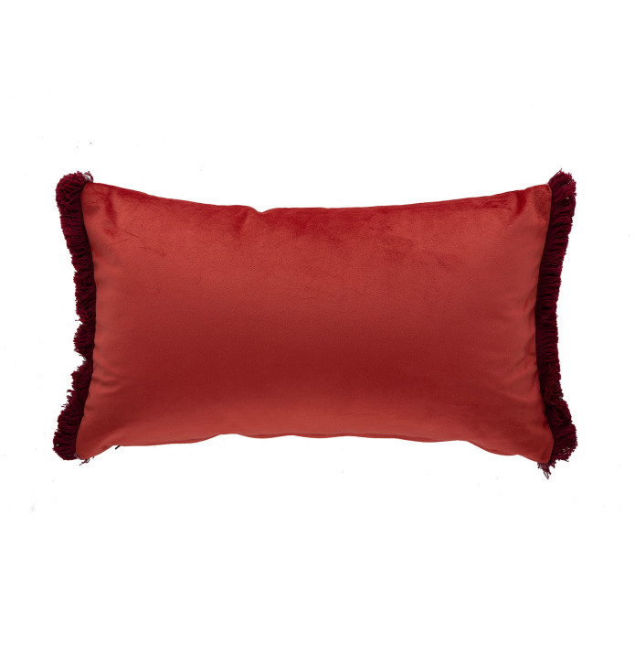 Housse coussin Aflek rouge Antilo - Blancollection