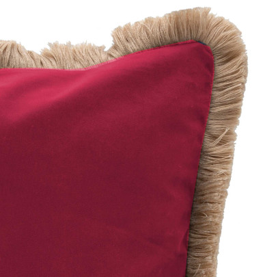 Housse coussin Aflek grenat Antilo