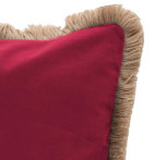 Housse coussin Aflek grenat Antilo - Blancollection