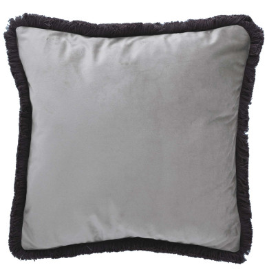 Housse coussin Aflek gris argent Antilo
