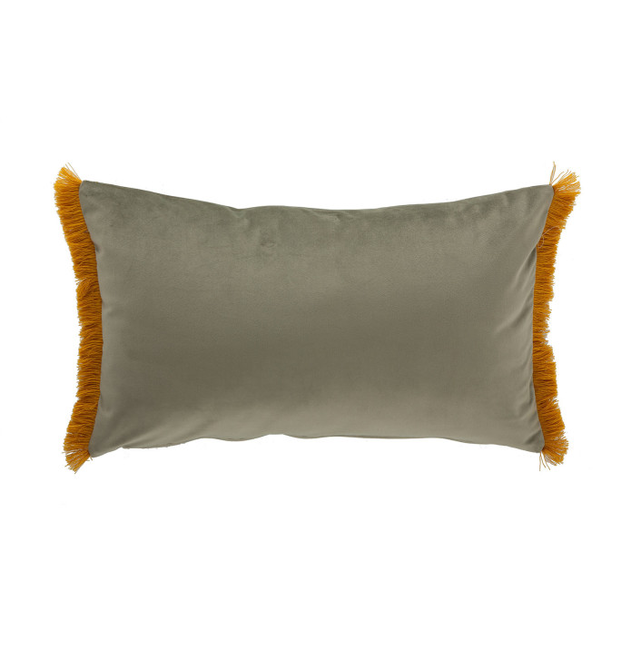 Housse coussin Aflek vert Antilo - Blancollection