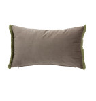 Housse coussin Aflek taupe Antilo - Blancollection