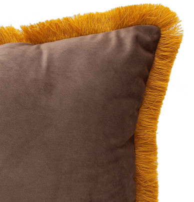 Housse coussin Aflek marron Antilo