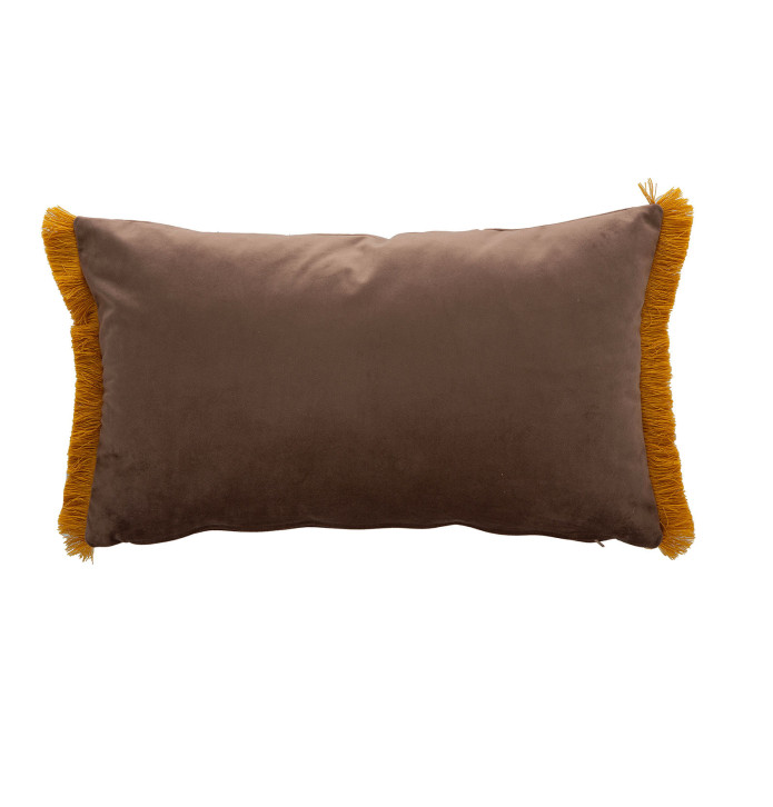 Housse coussin Aflek marron Antilo - Blancollection
