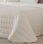 Couvre-lit matelassé Sophie beige Antilo - Blancollection