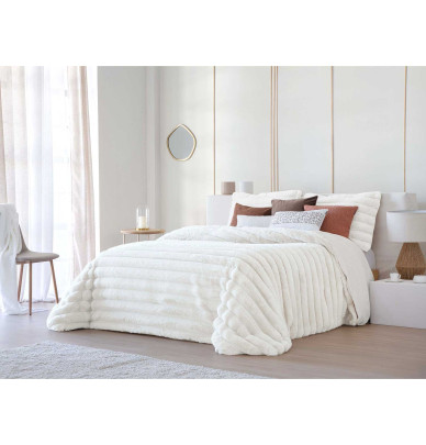 Couvre lit matelassé Cédric blanc Antilo