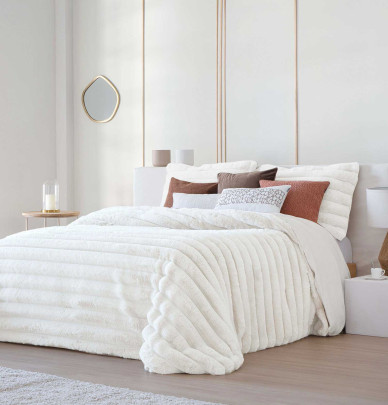 Couvre lit matelassé Cédric blanc Antilo