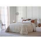 Couvre-lit matelassé Cédric beige Antilo - Blancollection