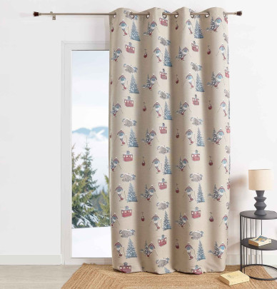 Rideau jacquard Altitude Qabane