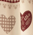 Rideau jacquard Ecrin taupe Qabane - Blancollection