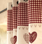 Rideau jacquard Ecrin taupe Qabane - Blancollection