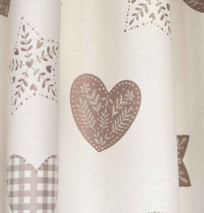 Rideau jacquard Campana Qabane - Blancollection