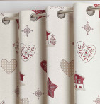 Rideau jacquard Alpage Qabane - Blancollection