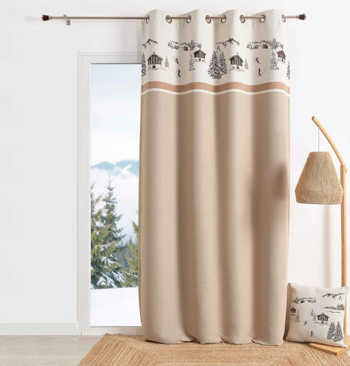 Lot de 2 coussins Chamonix Qabane - Blancollection