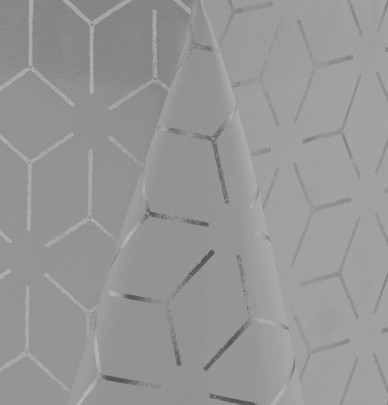 Nappe polyester Artic gris Calitex