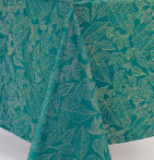 Nappe damassée polyester Loriol Calitex - Blancollection