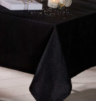 Nappe polyester Anaïs noir Calitex - Blancollection