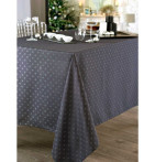 Nappe polyester Bouloc anthracite Calitex - Blancollection