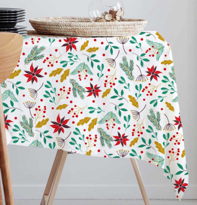 Nappe polyester Amaryllis Calitex