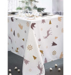 Nappe polyester Grisons Calitex - Blancollection