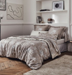 Parure de lit en satin Cayenne ficelle Tradilinge